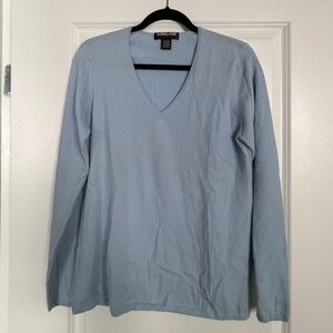 Kirkland Signature Women’s Sky Blue V-Neck Sweater